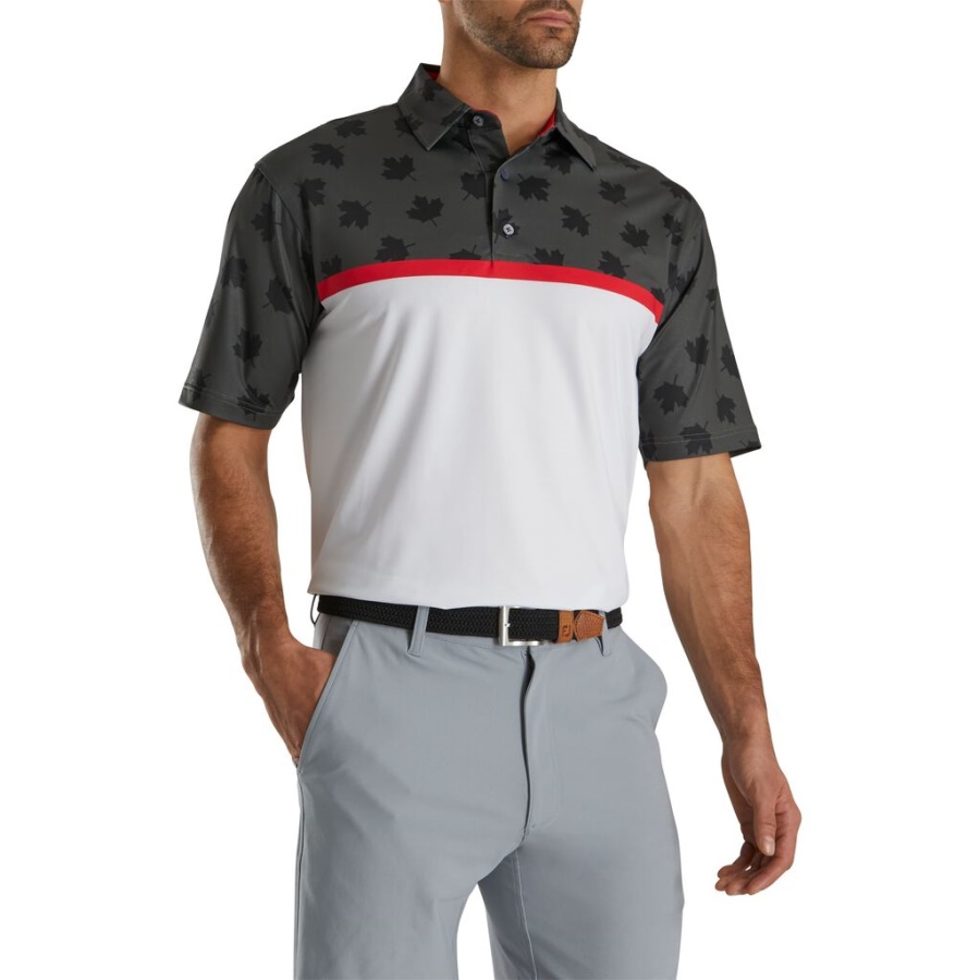 Footjoy Danmark Konstrueret Tonal Blad Hvid