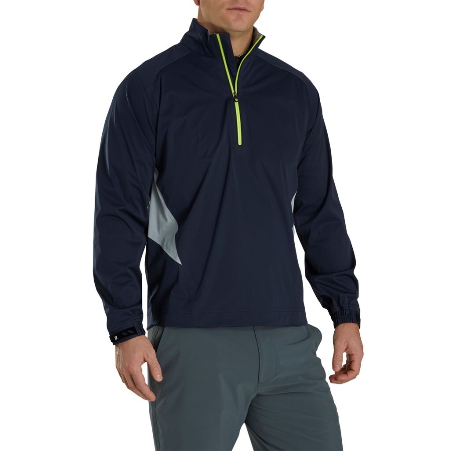 Navy Fj Hydroknit Pullover Footjoy Danmark