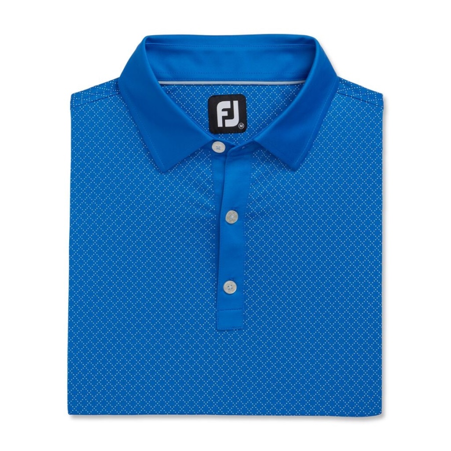 Diamant Prik Print Lisle Self Krave Forrige Sæson Stil Footjoy Danmark Royal