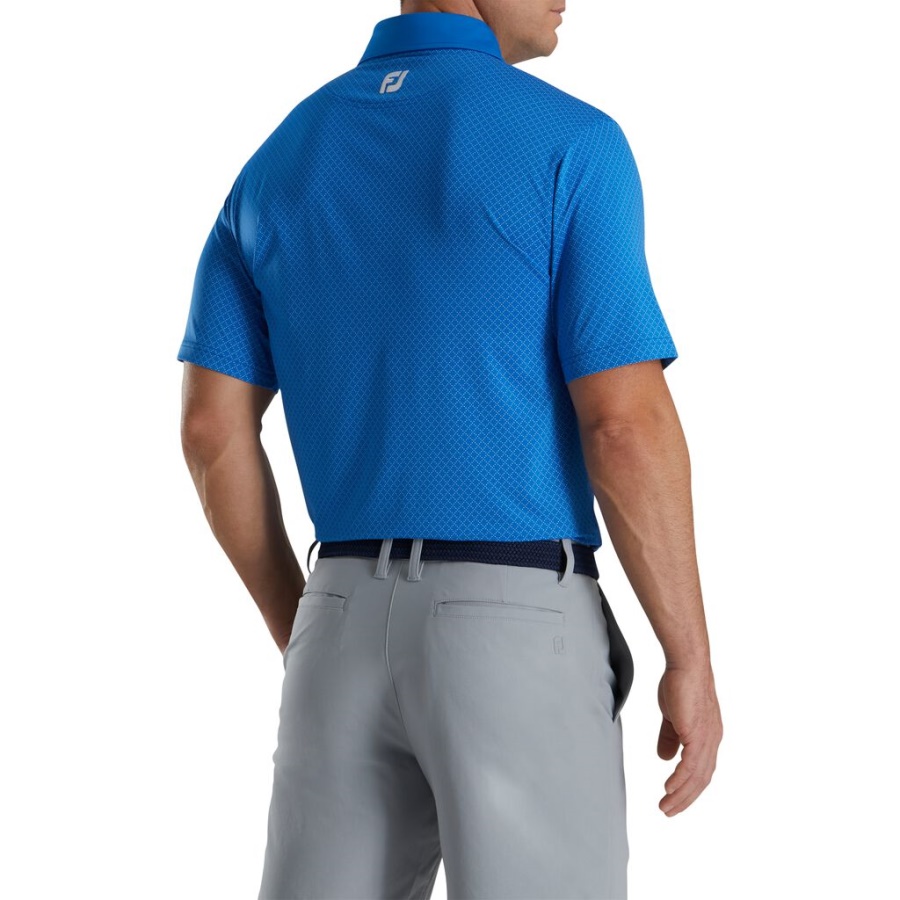 Diamant Prik Print Lisle Self Krave Forrige Sæson Stil Footjoy Danmark Royal