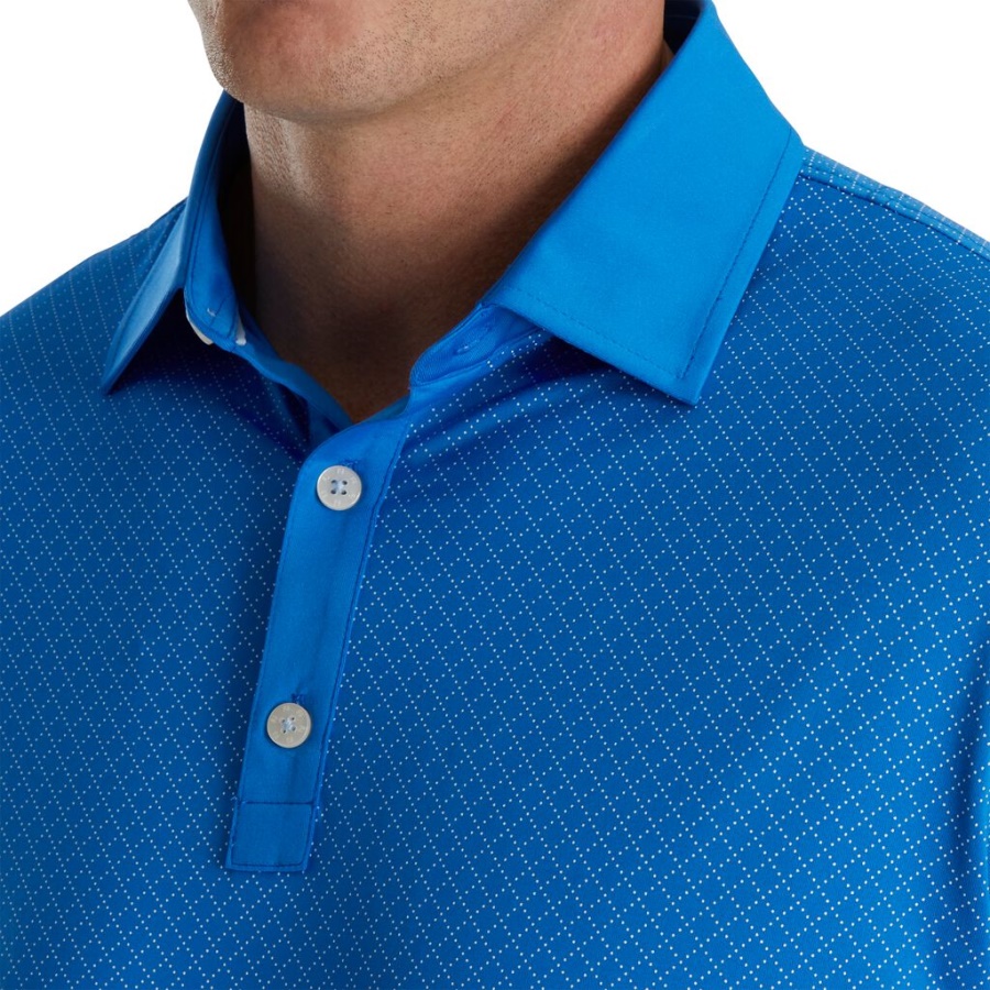 Diamant Prik Print Lisle Self Krave Forrige Sæson Stil Footjoy Danmark Royal