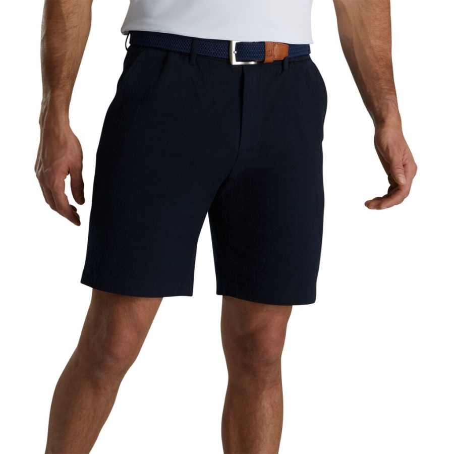 Seersucker Traveler Shorts Footjoy Danmark Navy