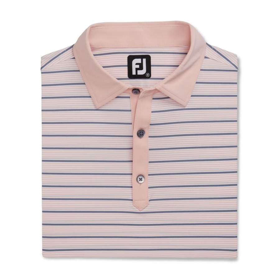Footjoy Danmark Accent Stribe Lisle Self Krave Forrige Sæson Stil Pink