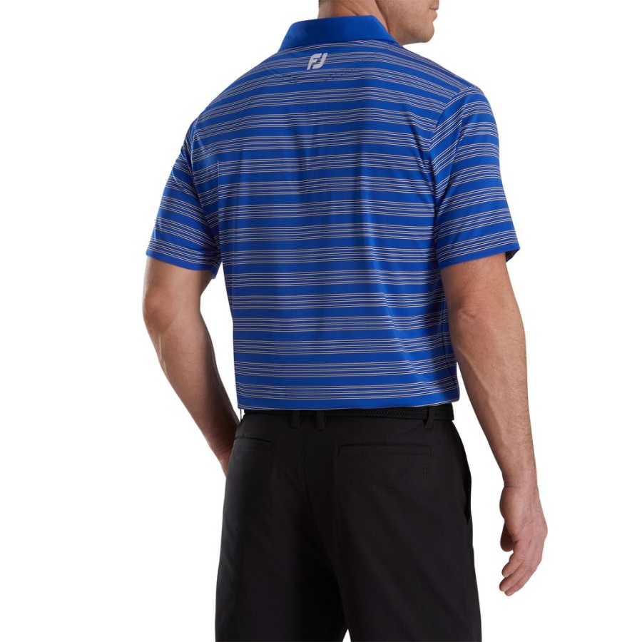 Footjoy Danmark Ocean Trio Stripe Lisle Self Krave