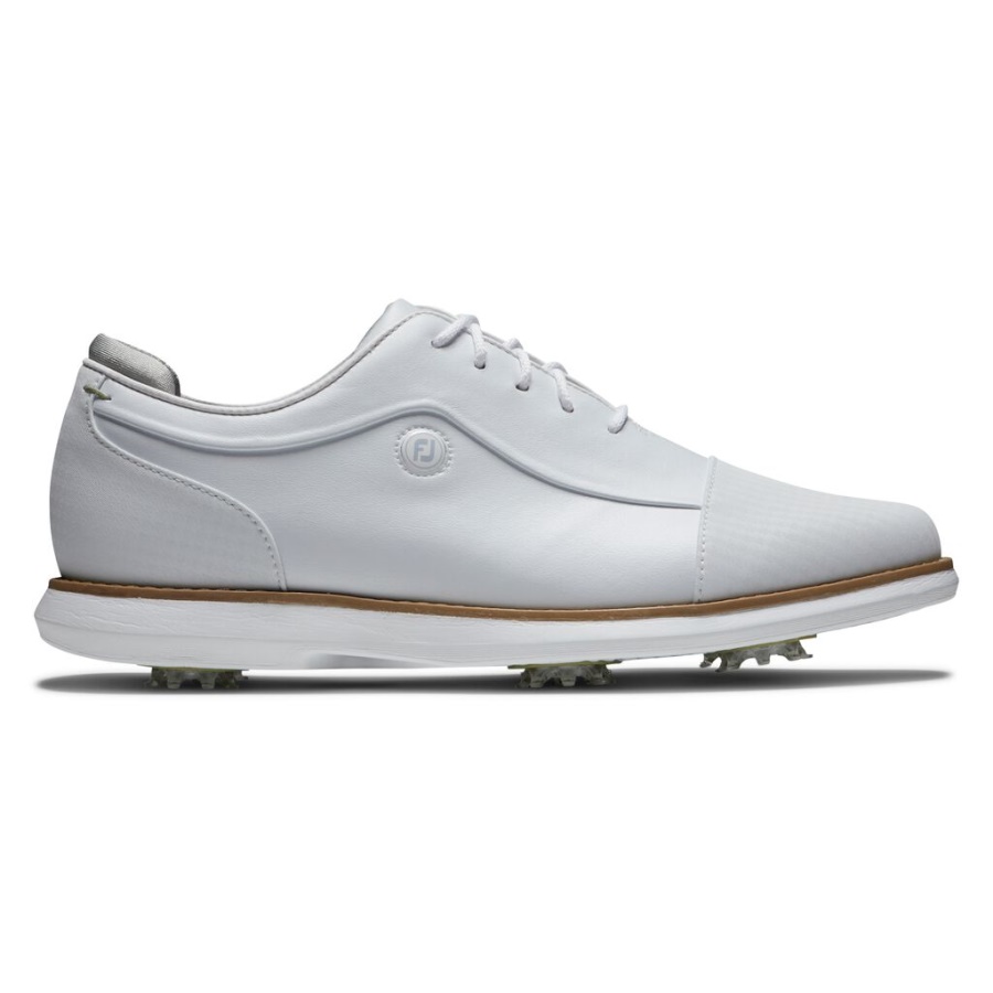 Traditioner Cap Toe Kvinder Tidligere Sæson Style Footjoy Danmark Hvid