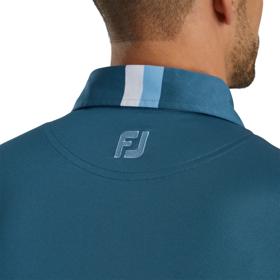 Dobbelt Brystbånd Pique Forrige Sæson Stil Hvid Footjoy Danmark