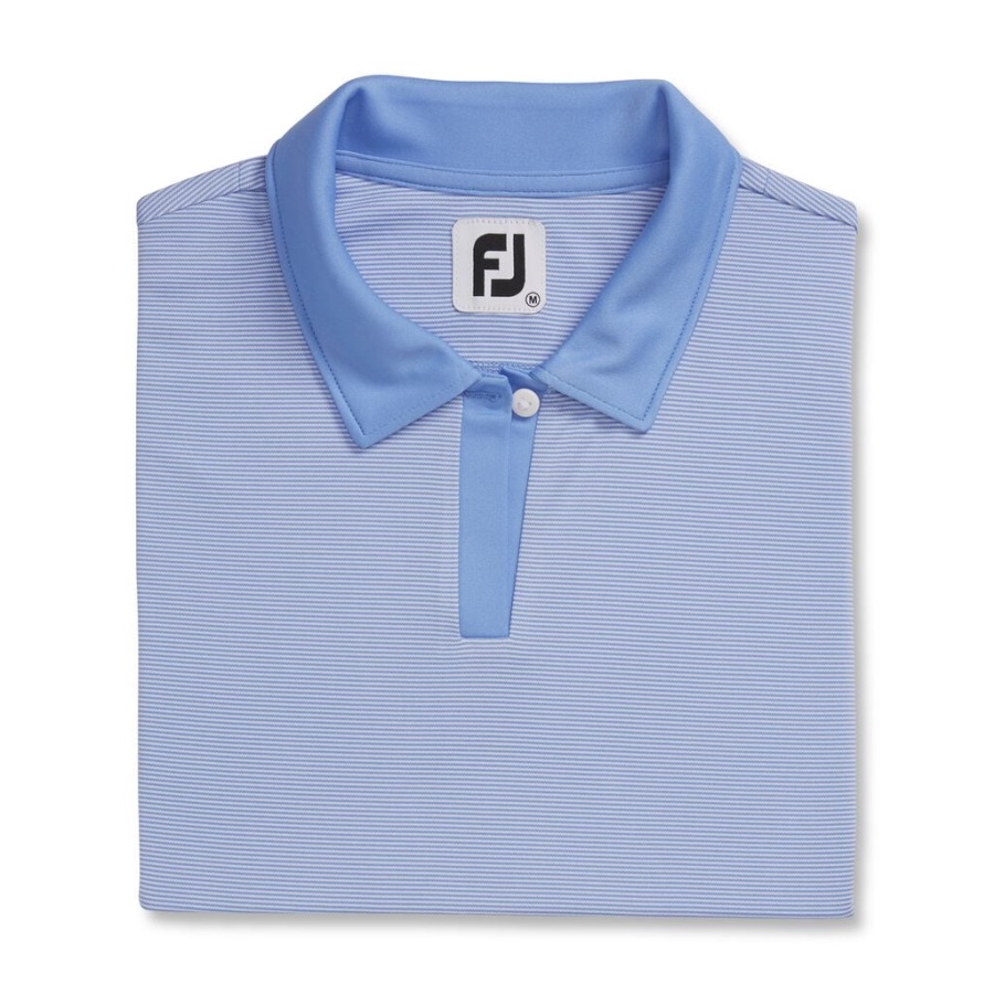 Kasket ærme Nålestribet Kvinder Forrige Sæson Stil Blå Footjoy Danmark