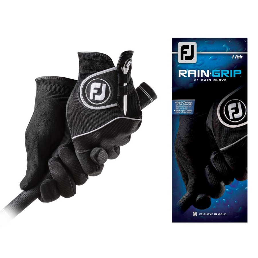 Sort Footjoy Danmark Regngreb Par