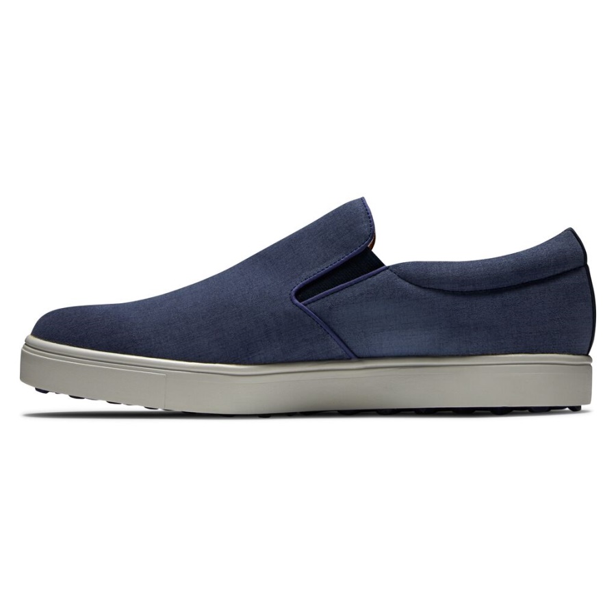 Footjoy Danmark Club Casual Slip On Navy