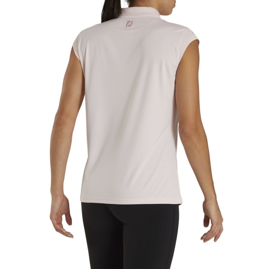 Footjoy Danmark Kasket ærme Nålestribet Kvinder Forrige Sæson Stil Pink