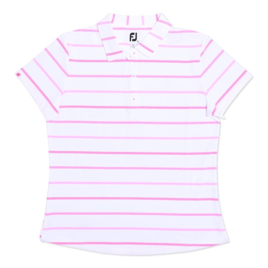 Hvid Brystkræft Bevidsthed Birdseye Stribe Kvinder Footjoy Danmark