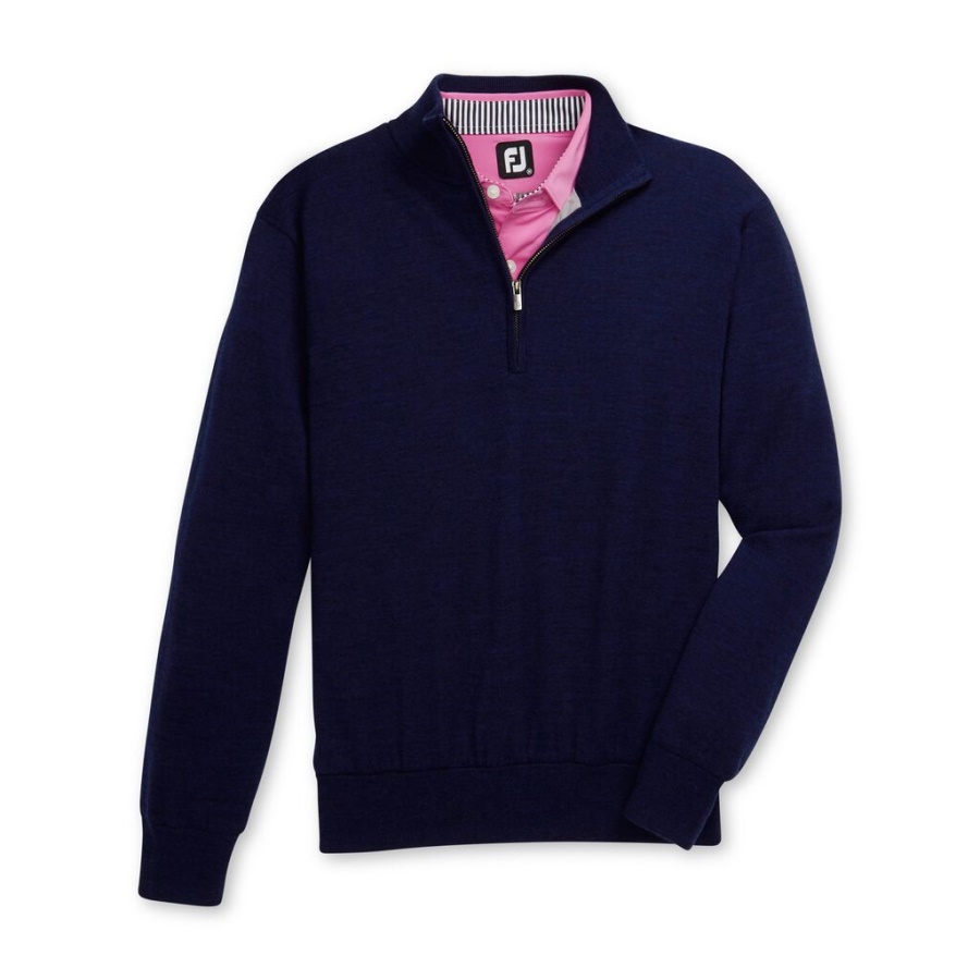 Footjoy Danmark Navy Foret Performance Sweater