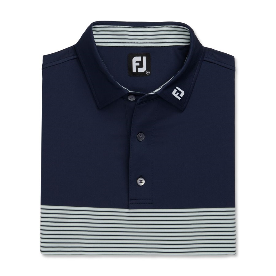 Footjoy Danmark Navy Color Block Lisle Self Krave Forrige Sæson Stil