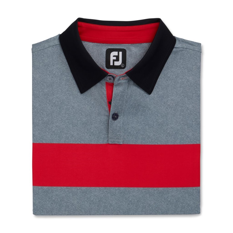 Footjoy Danmark Rød 2-knaps Brystbånd Med Kant