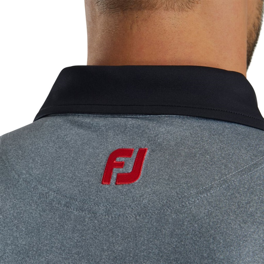 Footjoy Danmark Rød 2-knaps Brystbånd Med Kant