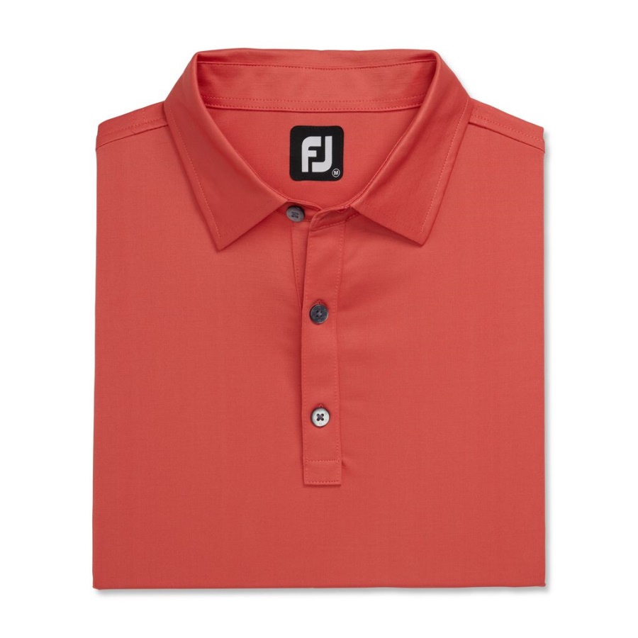 Footjoy Danmark Slub Garn Solid Self Krave Forrige Sæson Stil Koral
