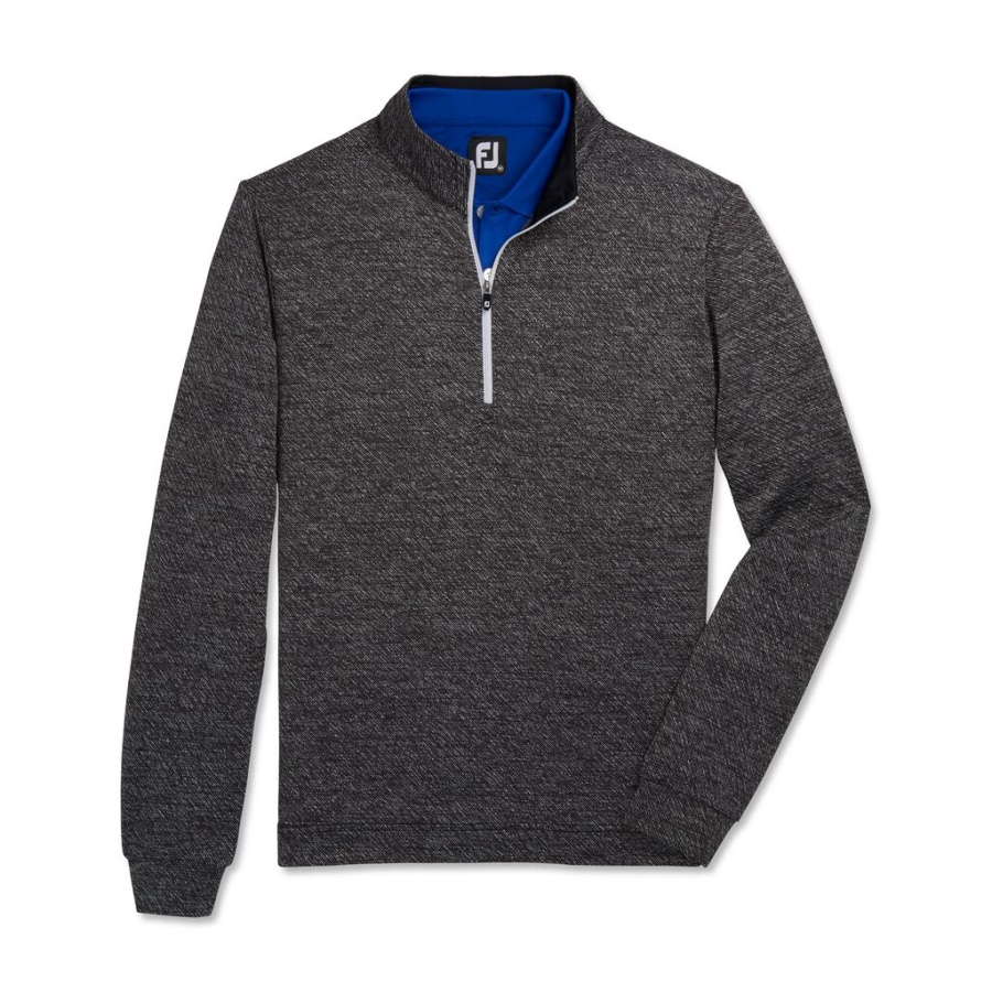 Sort Jacquard Tekstur Mellemlag Footjoy Danmark