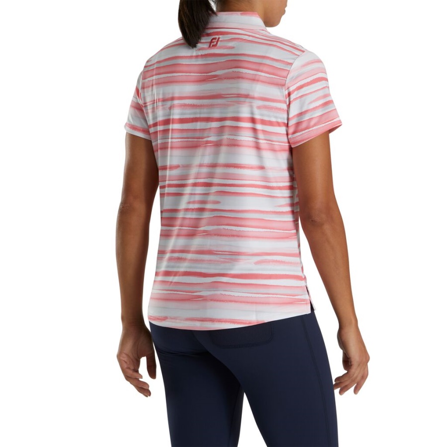 Footjoy Danmark Koral Kortærmet Akvarel Kvinder