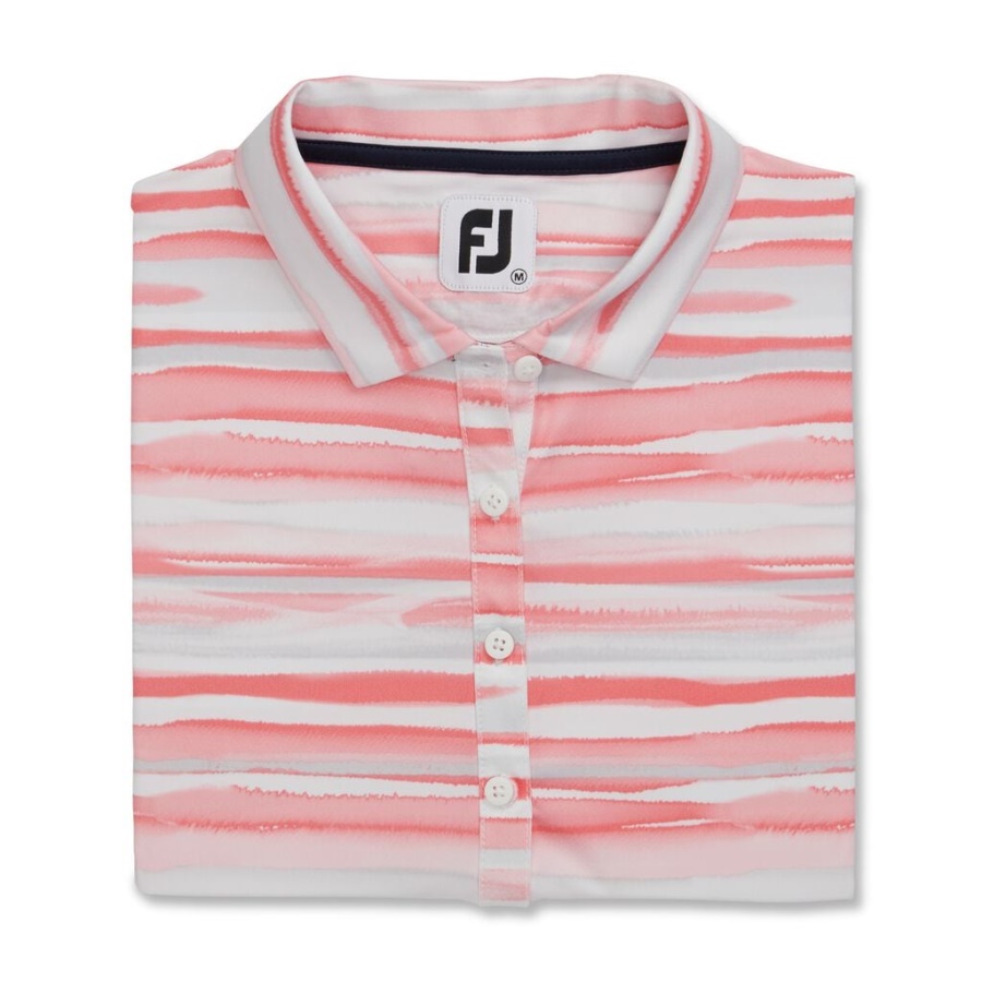 Footjoy Danmark Koral Kortærmet Akvarel Kvinder