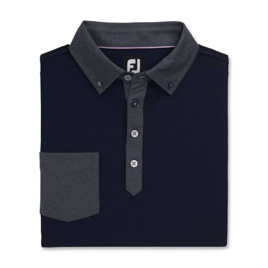 Tonal Trim Solid Lomme Lisle Self Krave Tidligere Sæson Stil Footjoy Danmark Navy