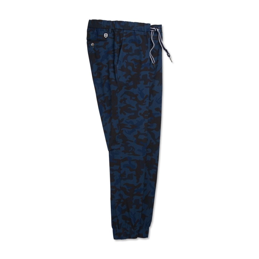Footjoy Danmark Navy Seersucker Camp Jogger