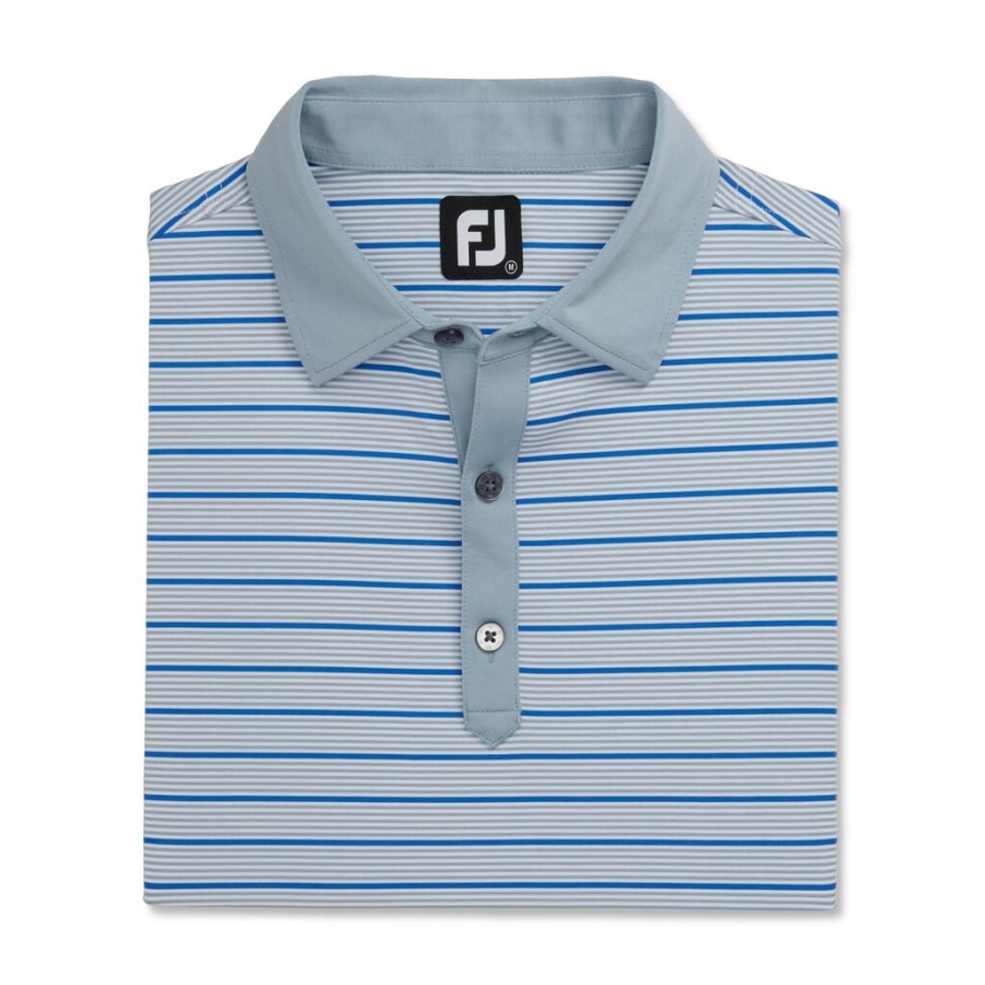 Footjoy Danmark Grå Accent Stribe Lisle Self Krave Tidligere Sæson Stil