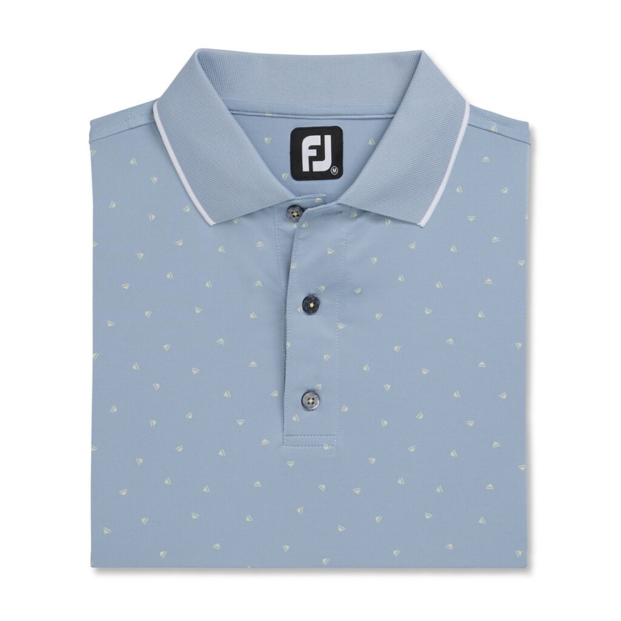 Footjoy Danmark Push Play Print Lisle Strik Krave Forrige Sæson Stil Grå