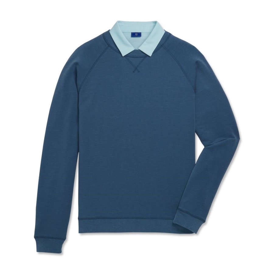 French Terry Crewneck Forrige Sæson Stil Footjoy Danmark Ink