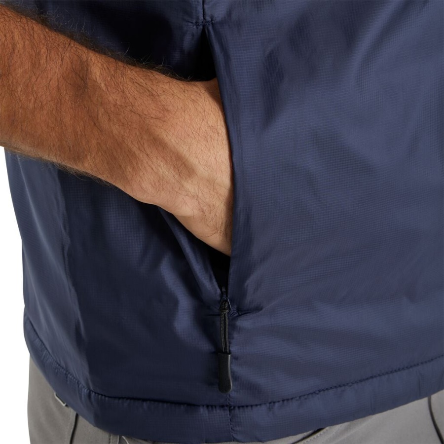 Fuld Lynlås Isoleret Vest Footjoy Danmark Navy