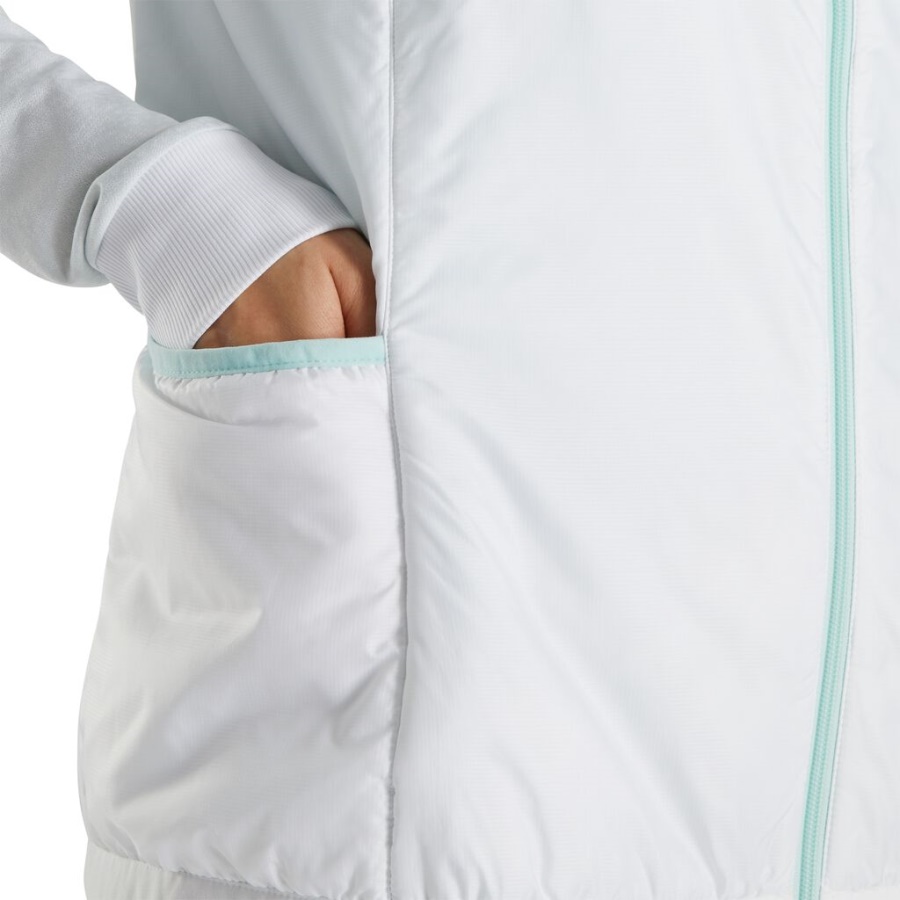 Hvid Footjoy Danmark Isoleret Vendbar Vest Kvinder Forrige Sæson Stil