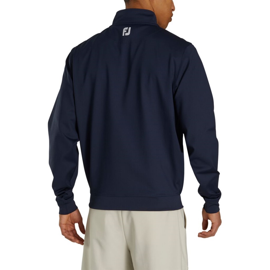 Footjoy Danmark Pullover Med Halv Lynlås Marineblå