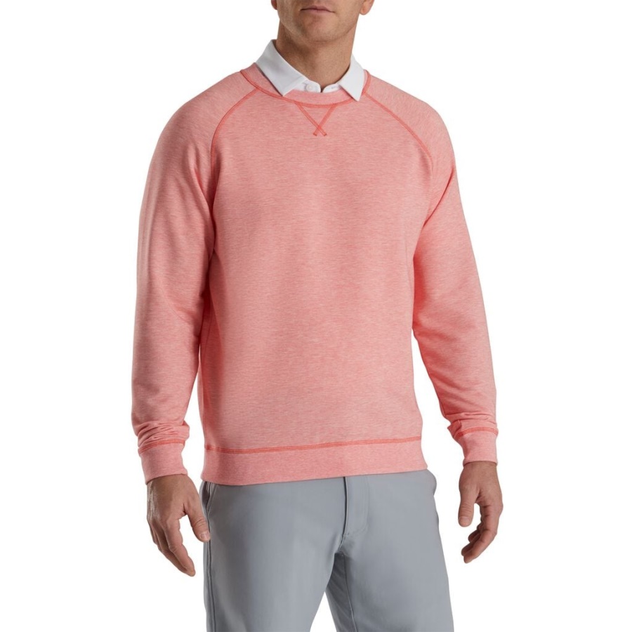 Footjoy Danmark Coral French Terry Crewneck