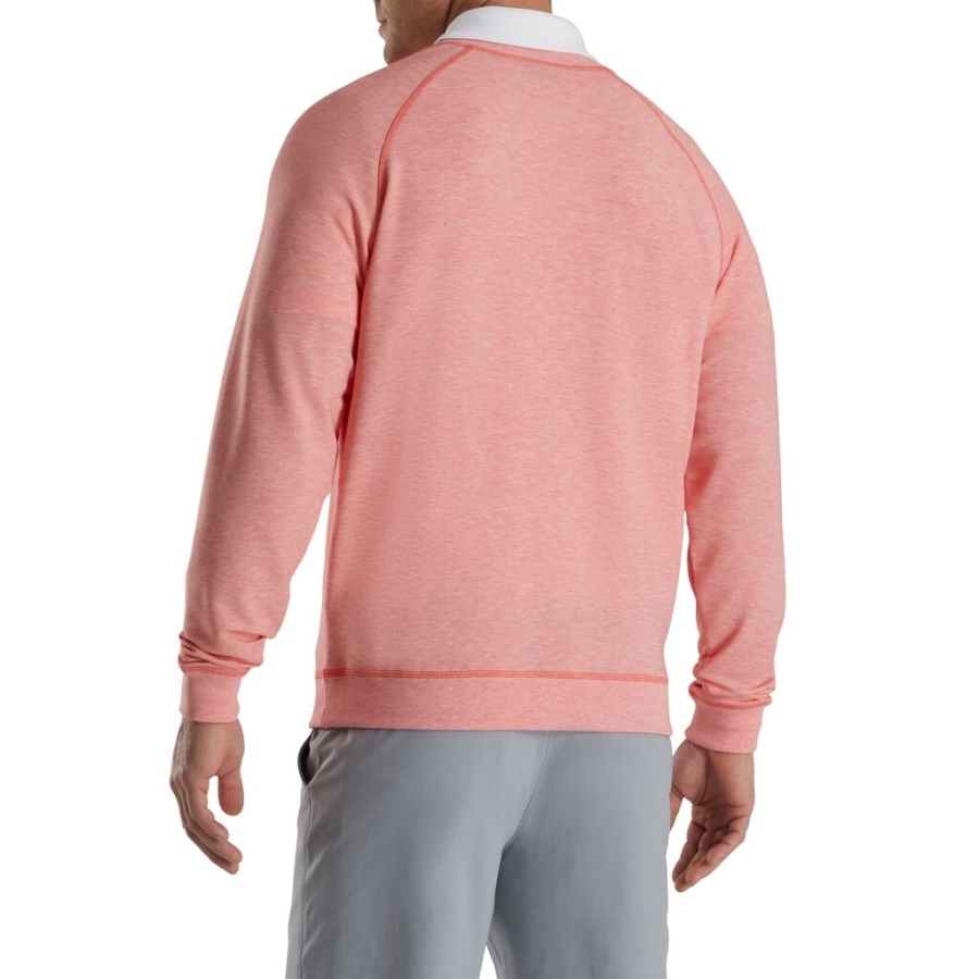 Footjoy Danmark Coral French Terry Crewneck