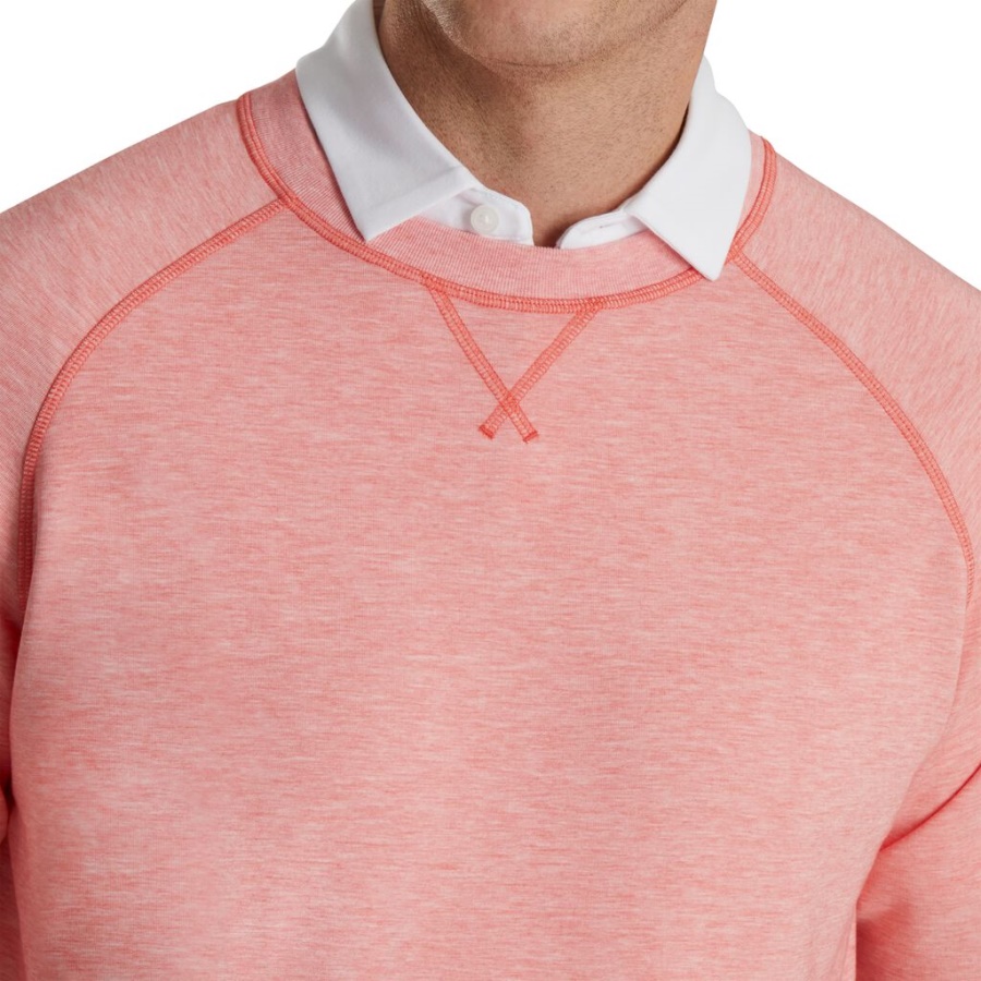 Footjoy Danmark Coral French Terry Crewneck