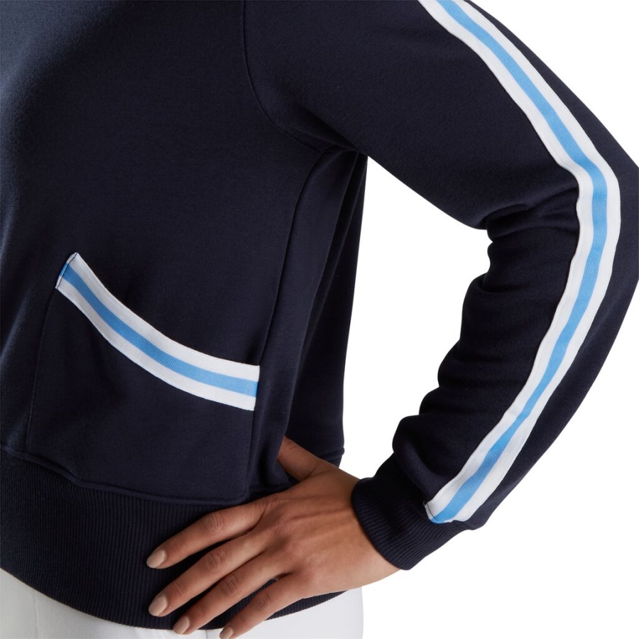 Crewneck Sweatshirt Kvinder Footjoy Danmark Navy