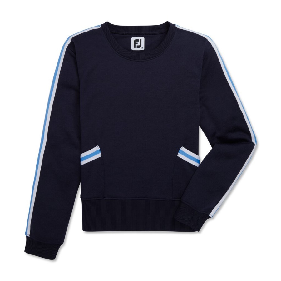 Crewneck Sweatshirt Kvinder Footjoy Danmark Navy