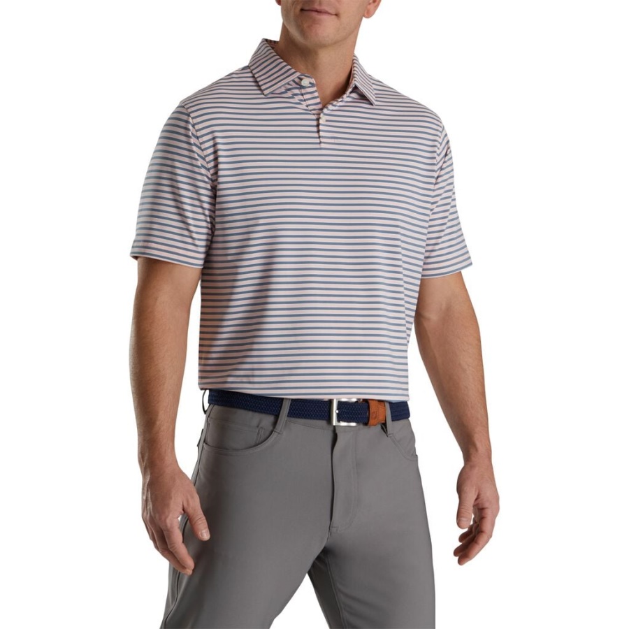 Mini Regimentstribe Lisle Self Krave Footjoy Danmark Pink