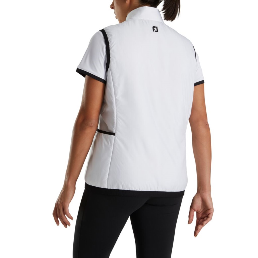 Footjoy Danmark Isoleret Vendbar Vest Kvinder Hvid