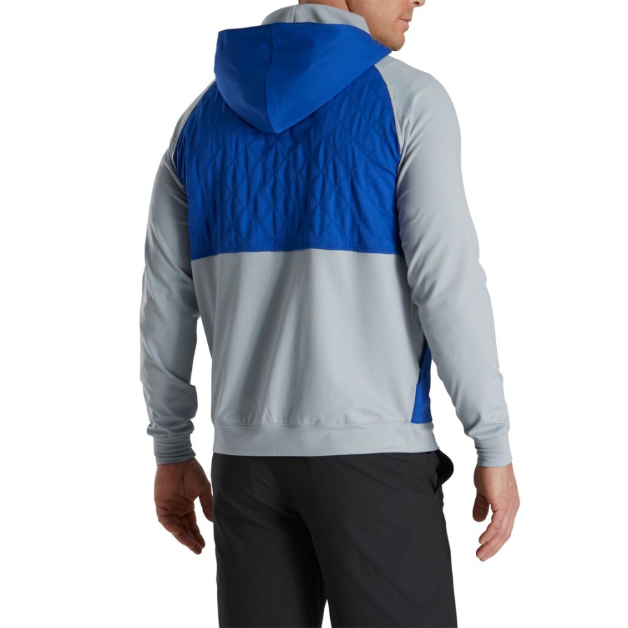 Footjoy Danmark Hybrid Hættetrøje Grå