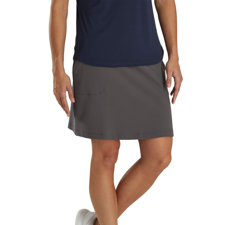 Footjoy Danmark Charcoal Performance Strik Skort Kvinder