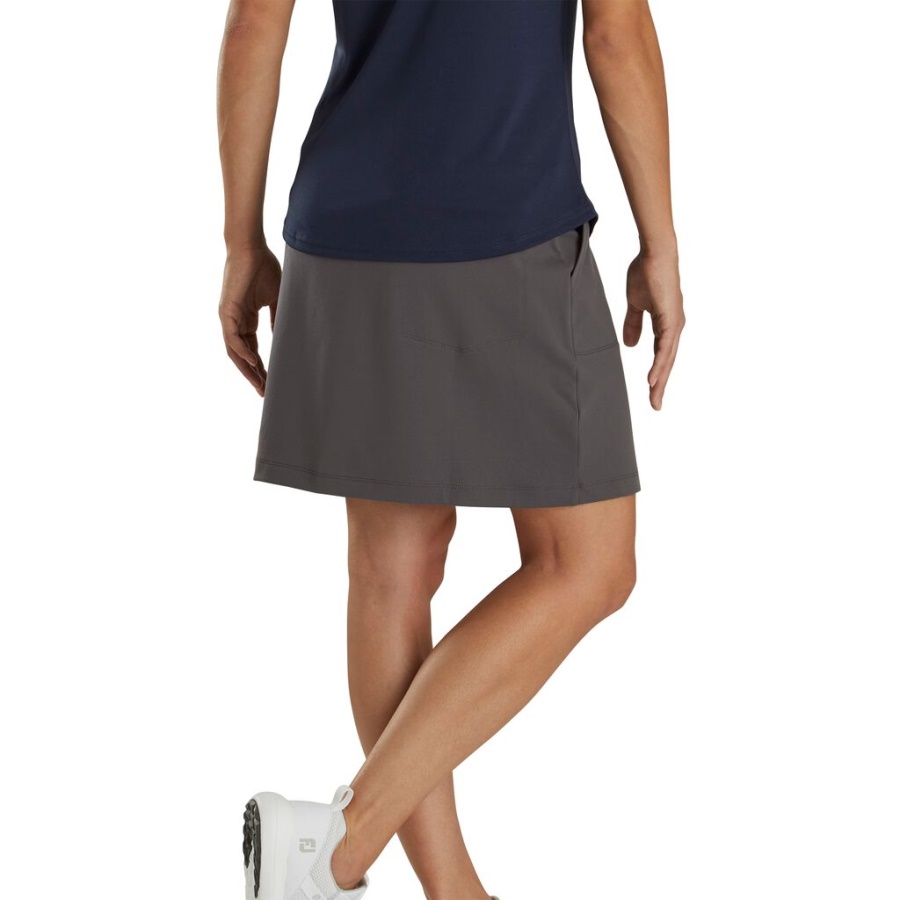 Footjoy Danmark Charcoal Performance Strik Skort Kvinder