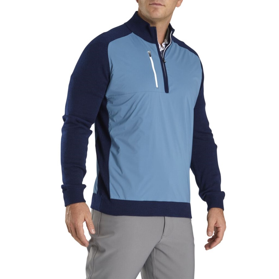 Footjoy Danmark Navy Tech Sweater