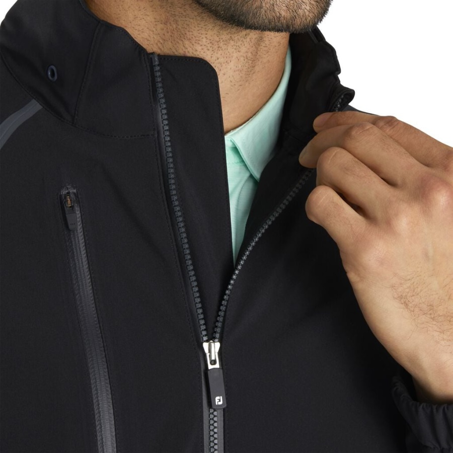 Footjoy Danmark Hydrotour Regnjakke Sort