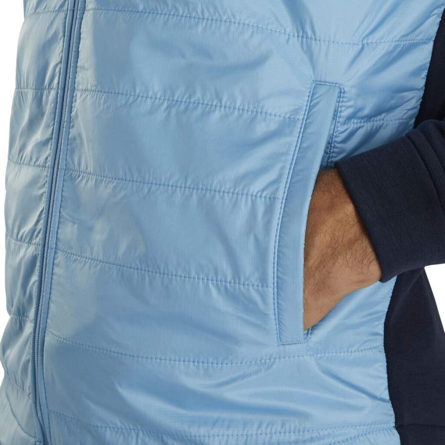 Fuld Lynlås Hybrid Jakke Blå Footjoy Danmark