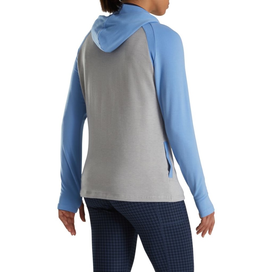 Farve Blok Hættetrøje Kvinder Blå Footjoy Danmark