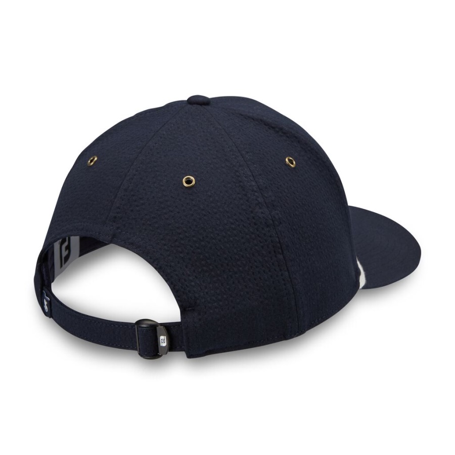 Navy Seersucker Rope Cap Footjoy Danmark