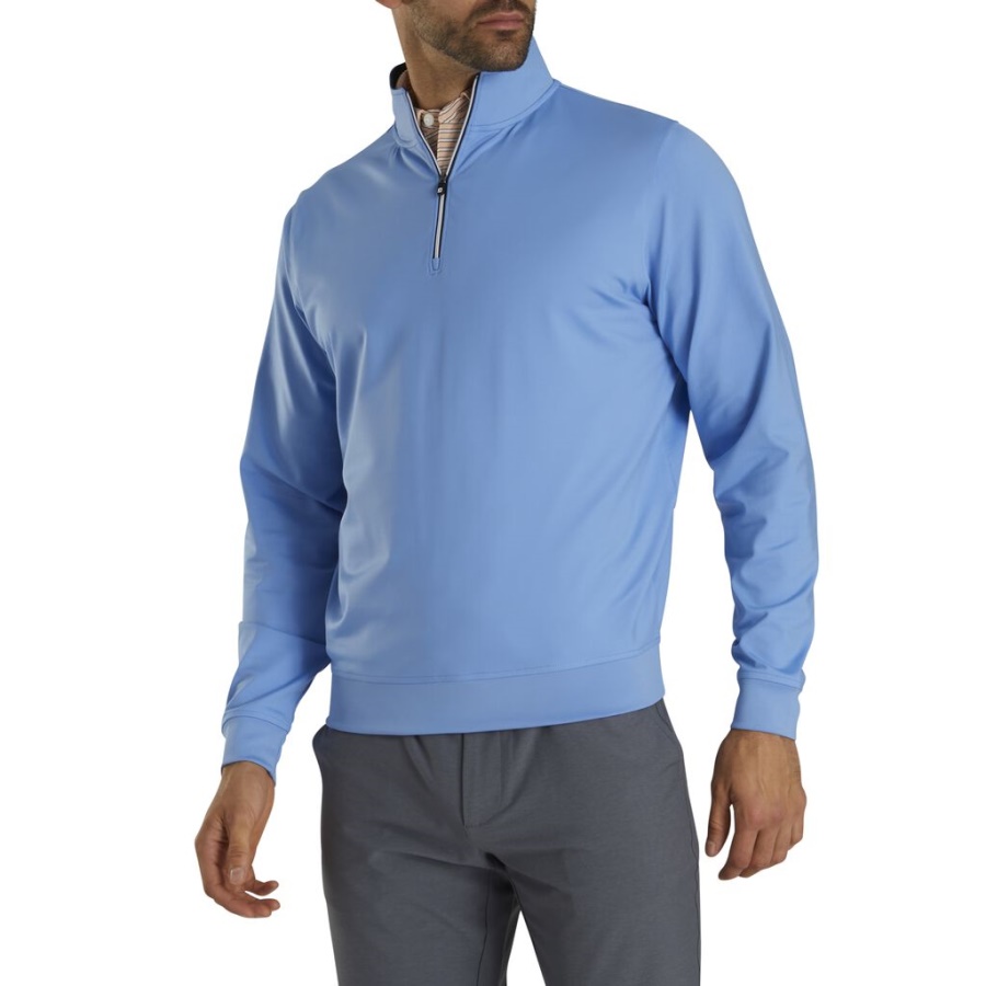 Lagoon Footjoy Danmark Pullover Med Halv Lynlås