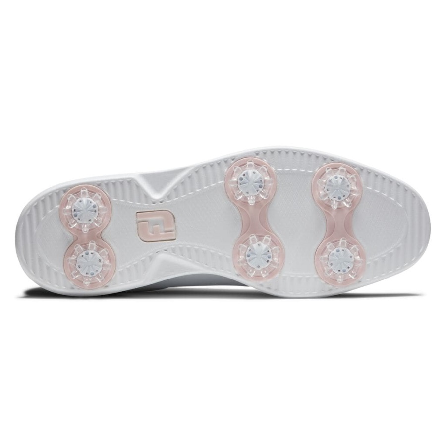 Footjoy Danmark Traditioner Cap Toe Kvinder Hvid