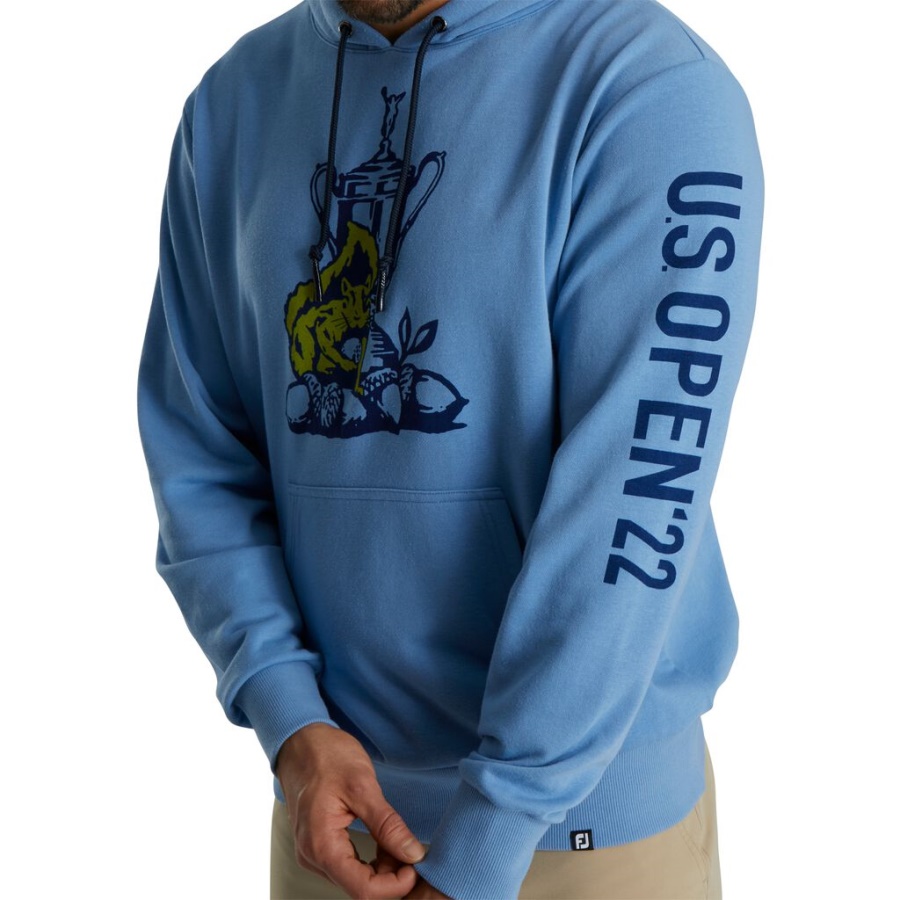 Blue Footjoy Danmark 2022 U.s. åben Sweatshirt Tidligere Sæson Stil