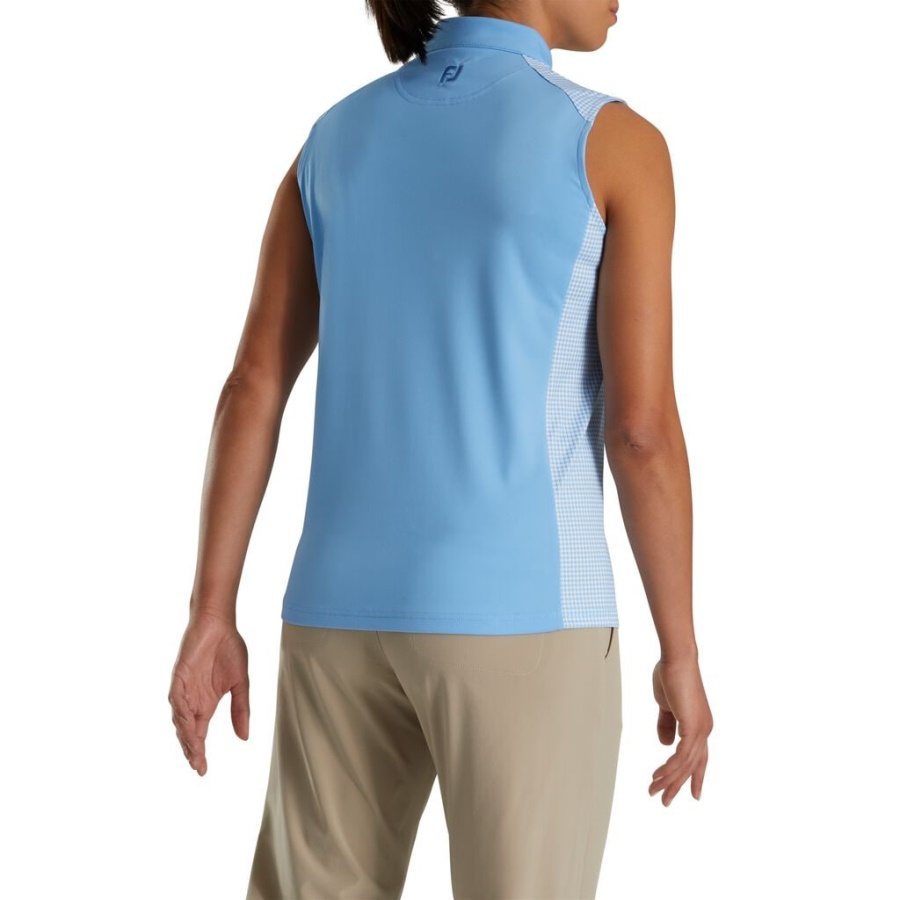 Lynlås Houndstooth Trim Kvinder Footjoy Danmark Blue